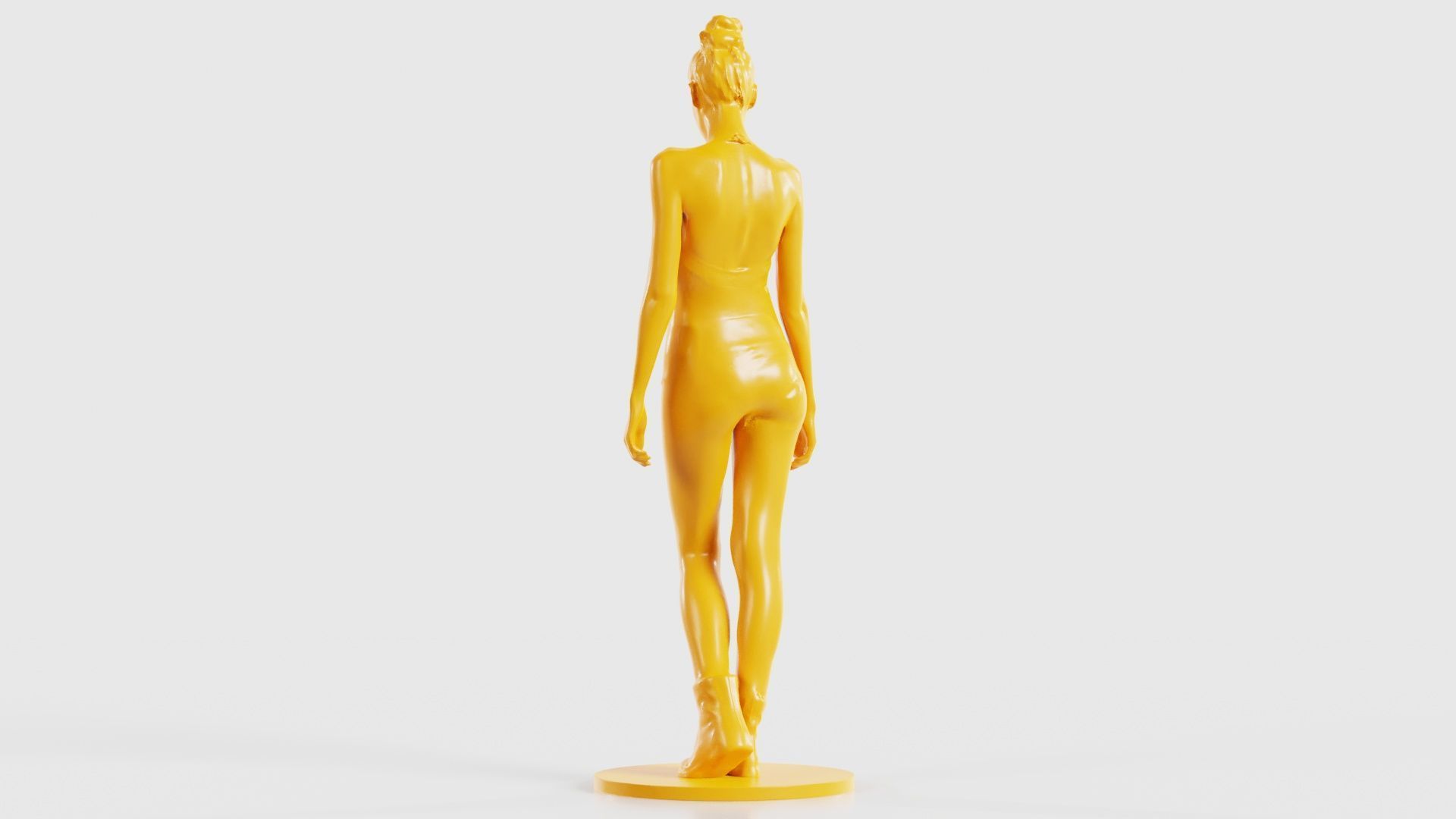 Woman Wearing Leggings and Top 2 3D print model_24