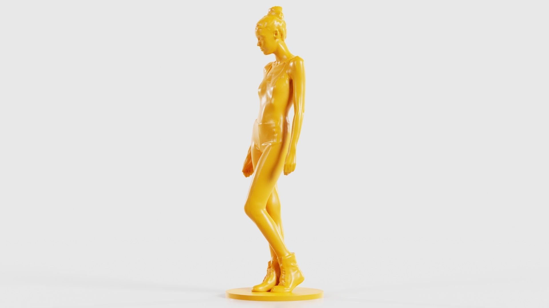 Woman Wearing Leggings and Top 2 3D print model_27