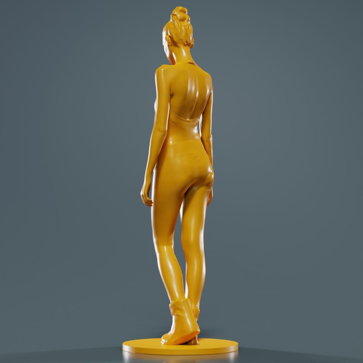 Woman Wearing Leggings and Top 2 3D print model_14