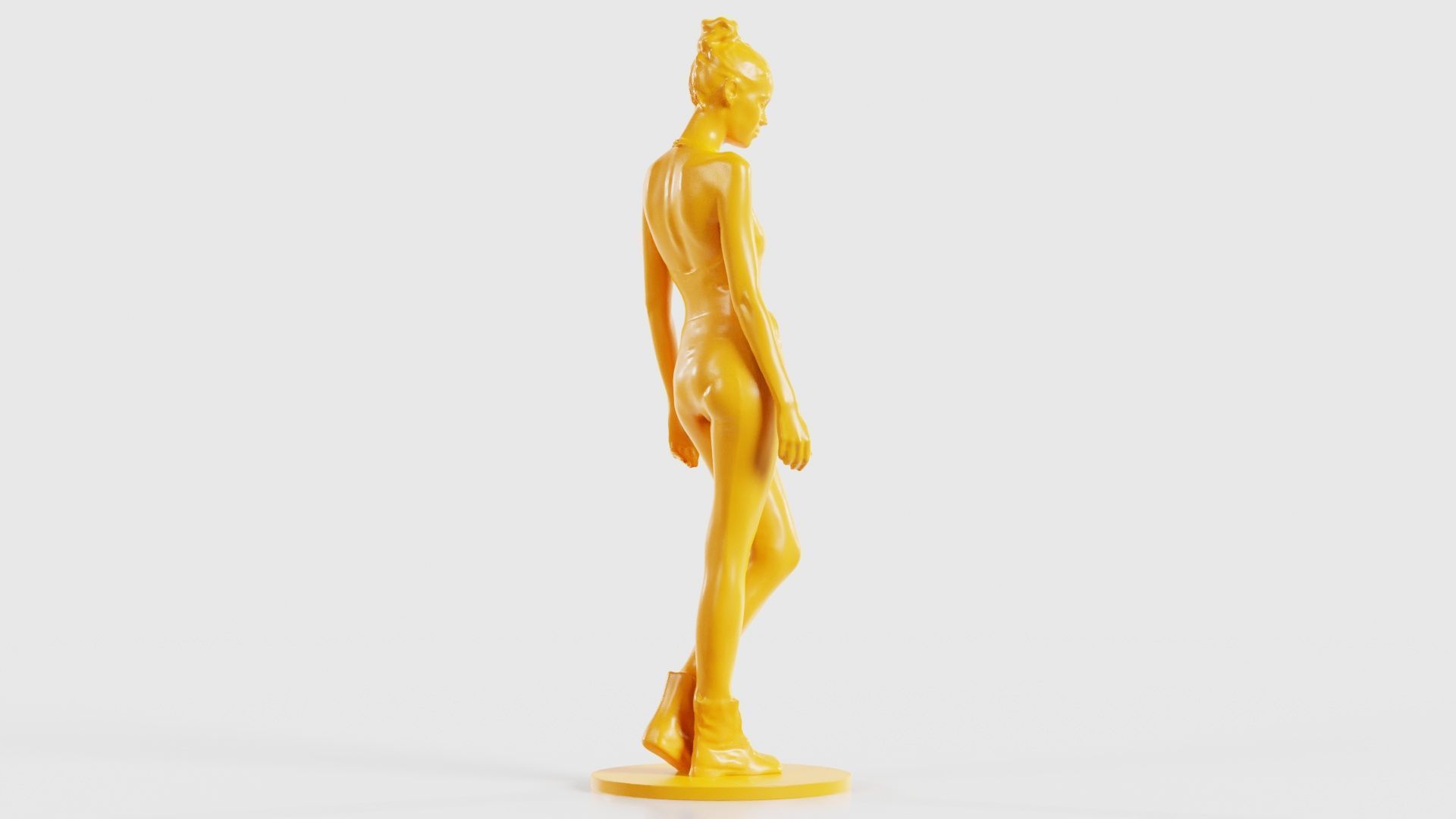 Woman Wearing Leggings and Top 2 3D print model_21