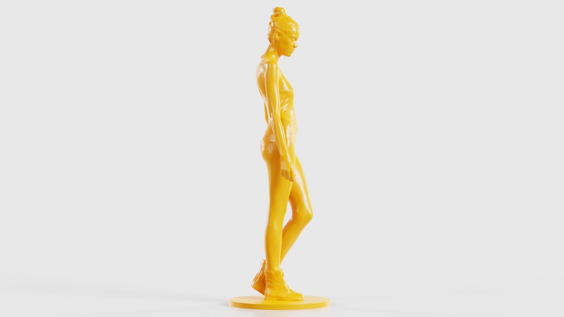 Woman Wearing Leggings and Top 2 3D print model_20