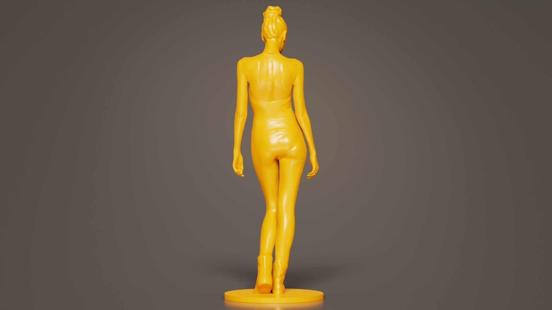 Woman Wearing Leggings and Top 2 3D print model_8