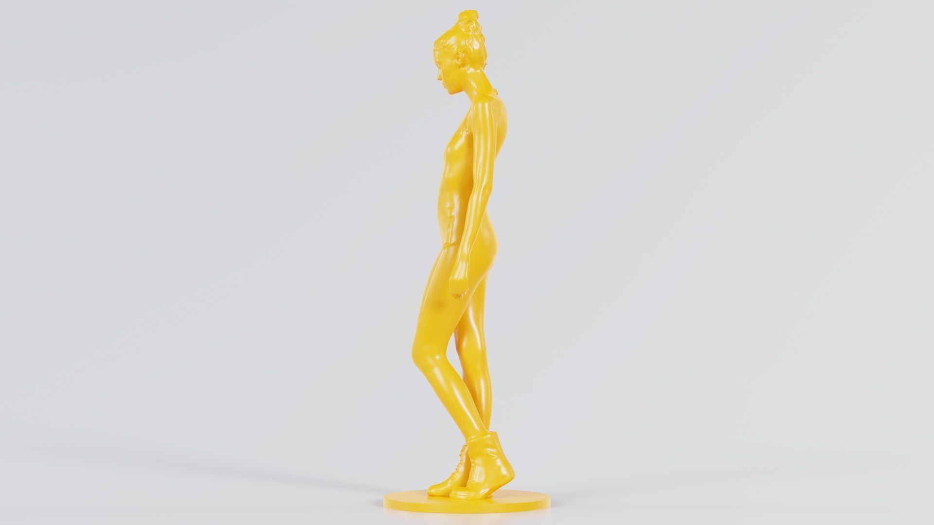 Woman Wearing Leggings and Top 2 3D print model_4