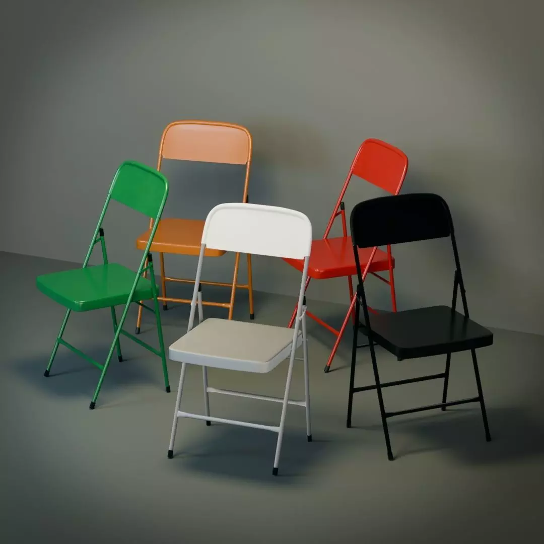 bar chair Low-poly 3D model