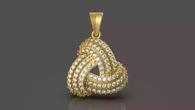 Triangle Pendant 3dm - 0031