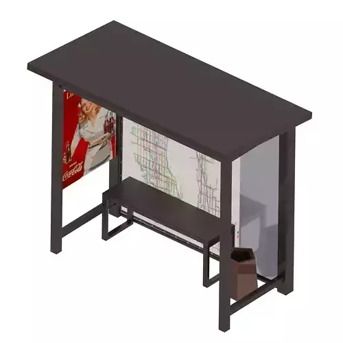 Full package of low-poly road signs