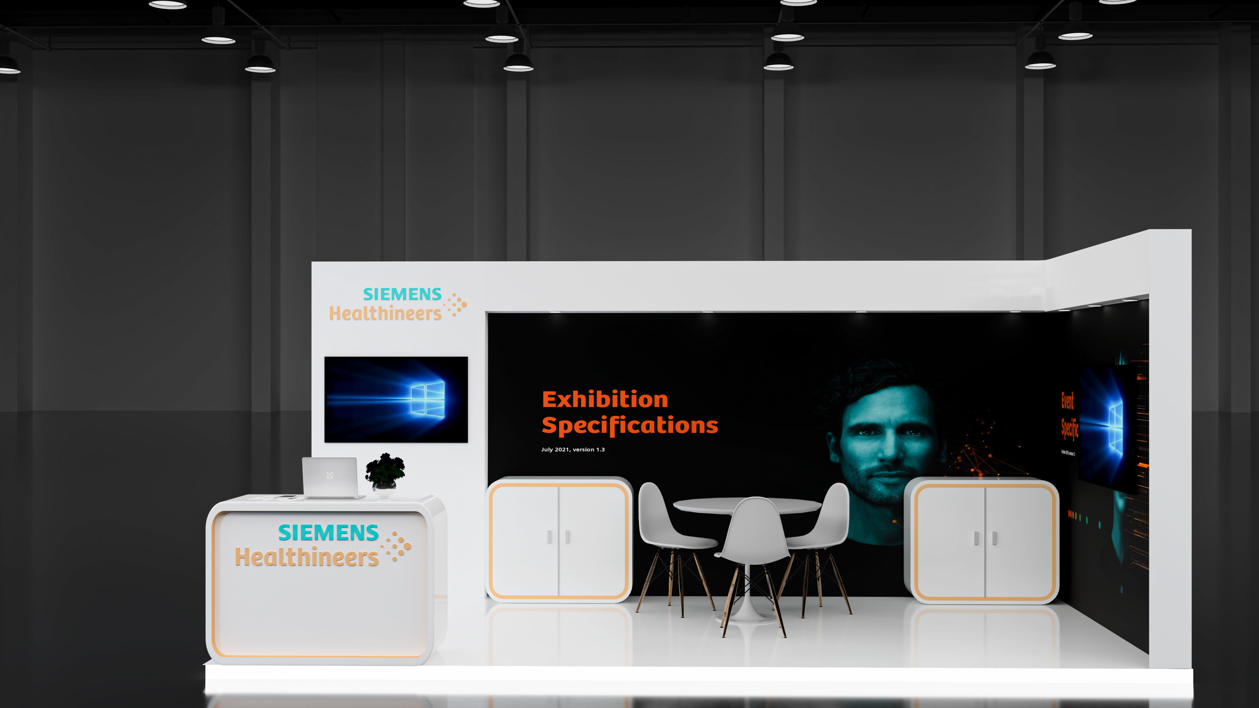 booth 3D model_2