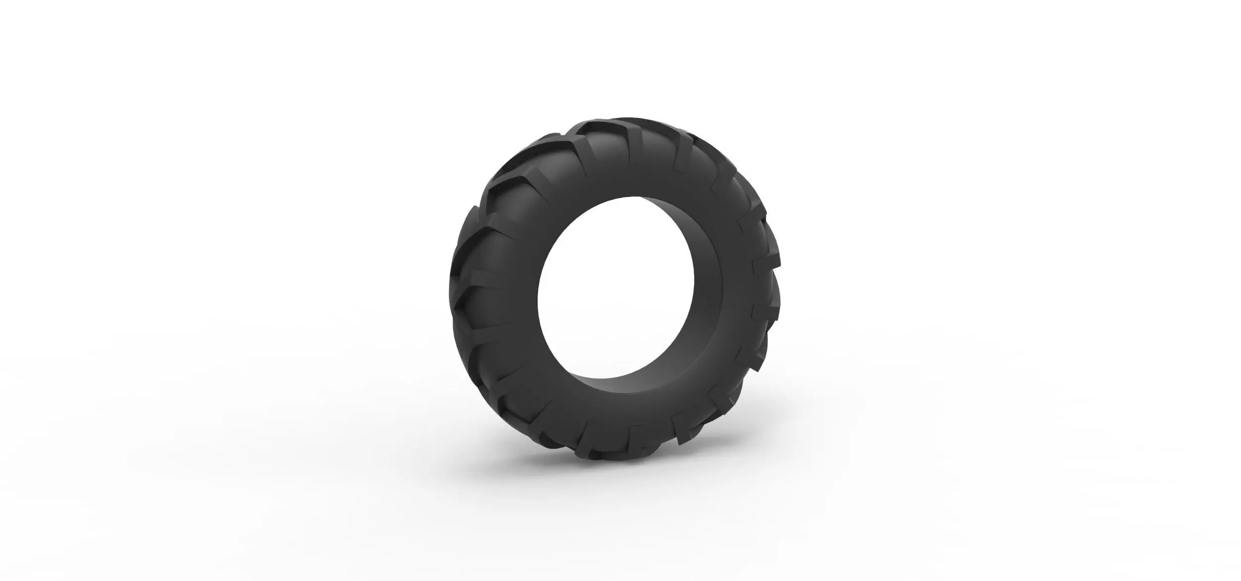 Tractor tire 29 Scale 1 to 25 3D print model