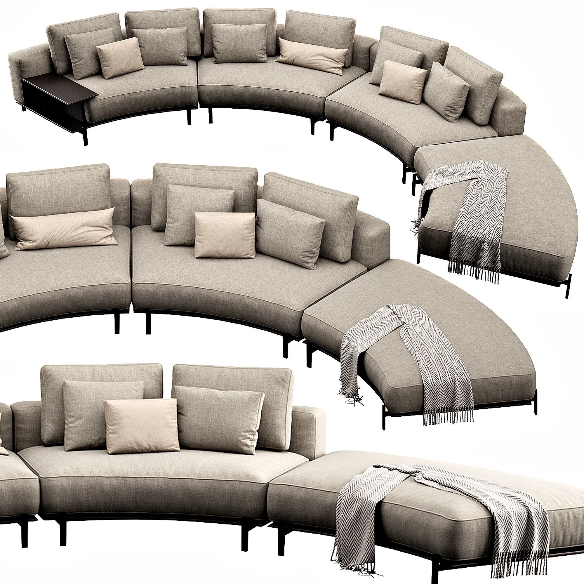 Brera Sofaset 3D model_5
