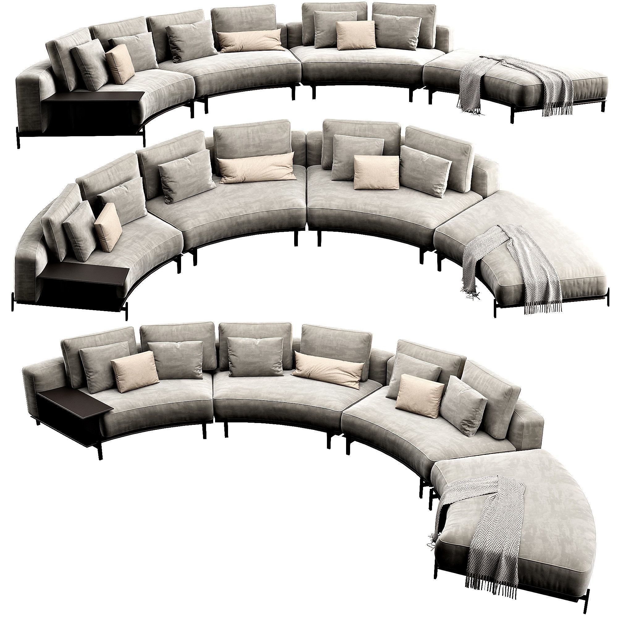 Brera Sofaset 3D model_2