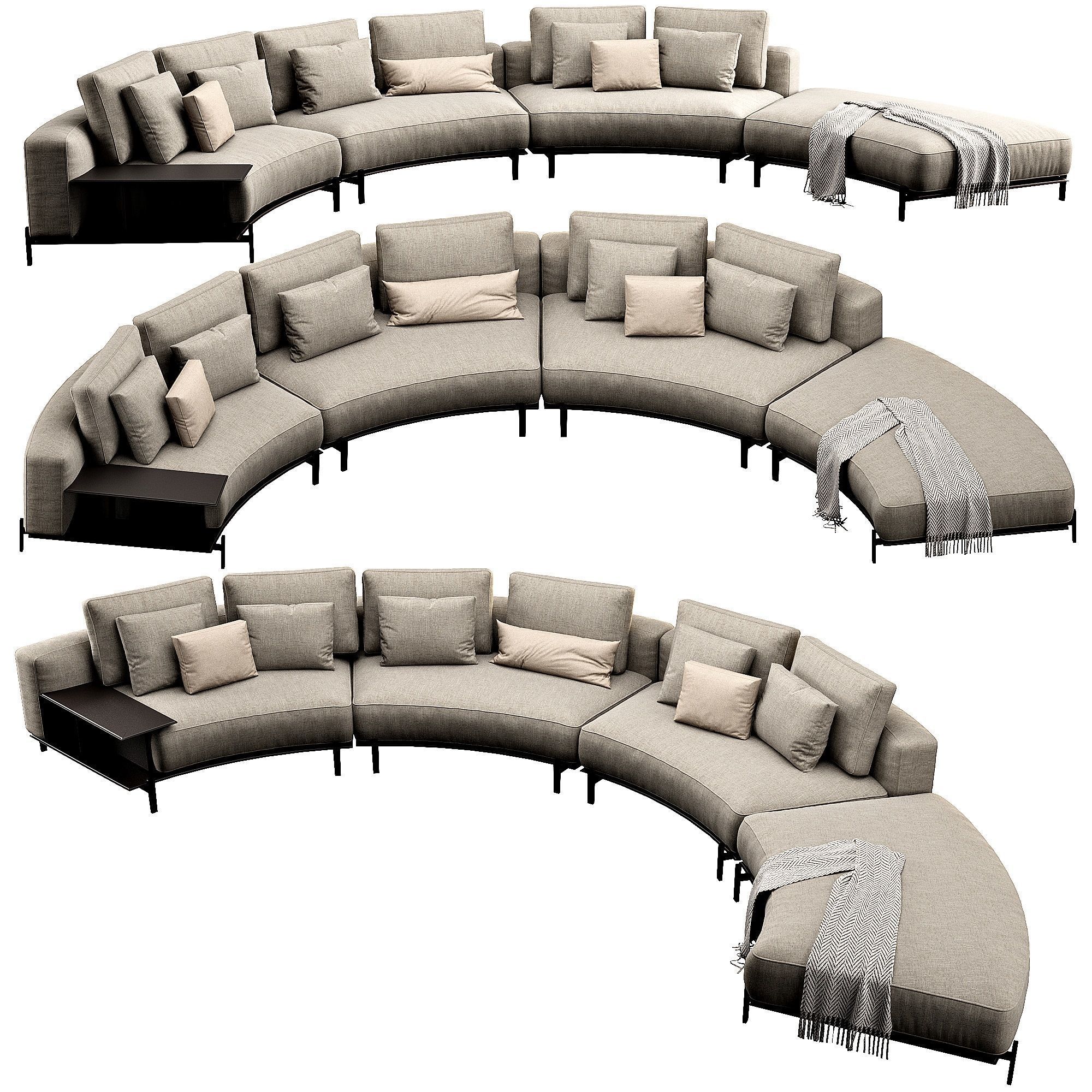 Brera Sofaset 3D model_1