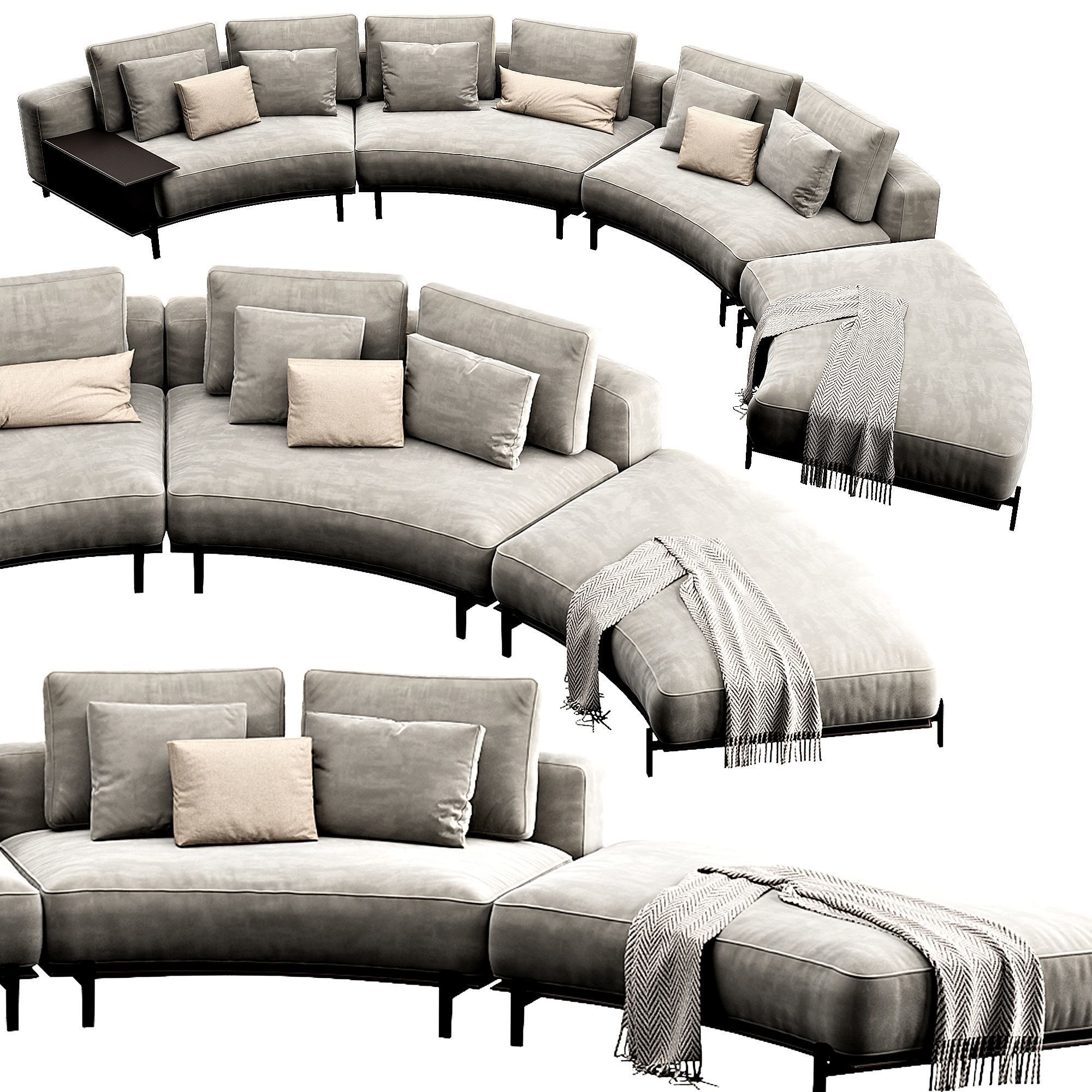 Brera Sofaset 3D model_4