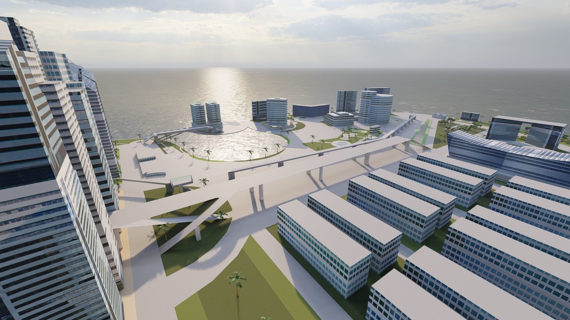 modern city- urban 3D model_5