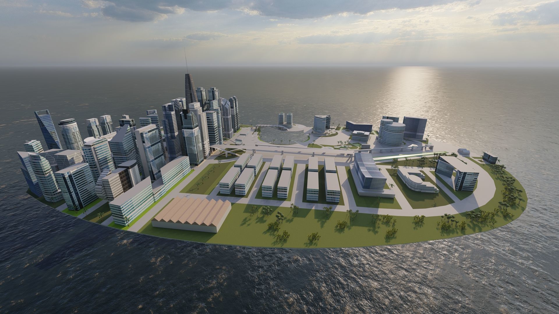 modern city- urban 3D model_7