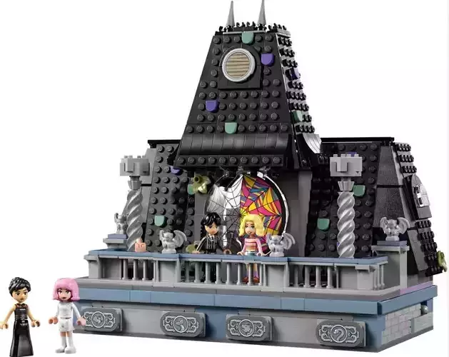 PixelBricks3D - Lego Wednesday and Enids Dorm Room