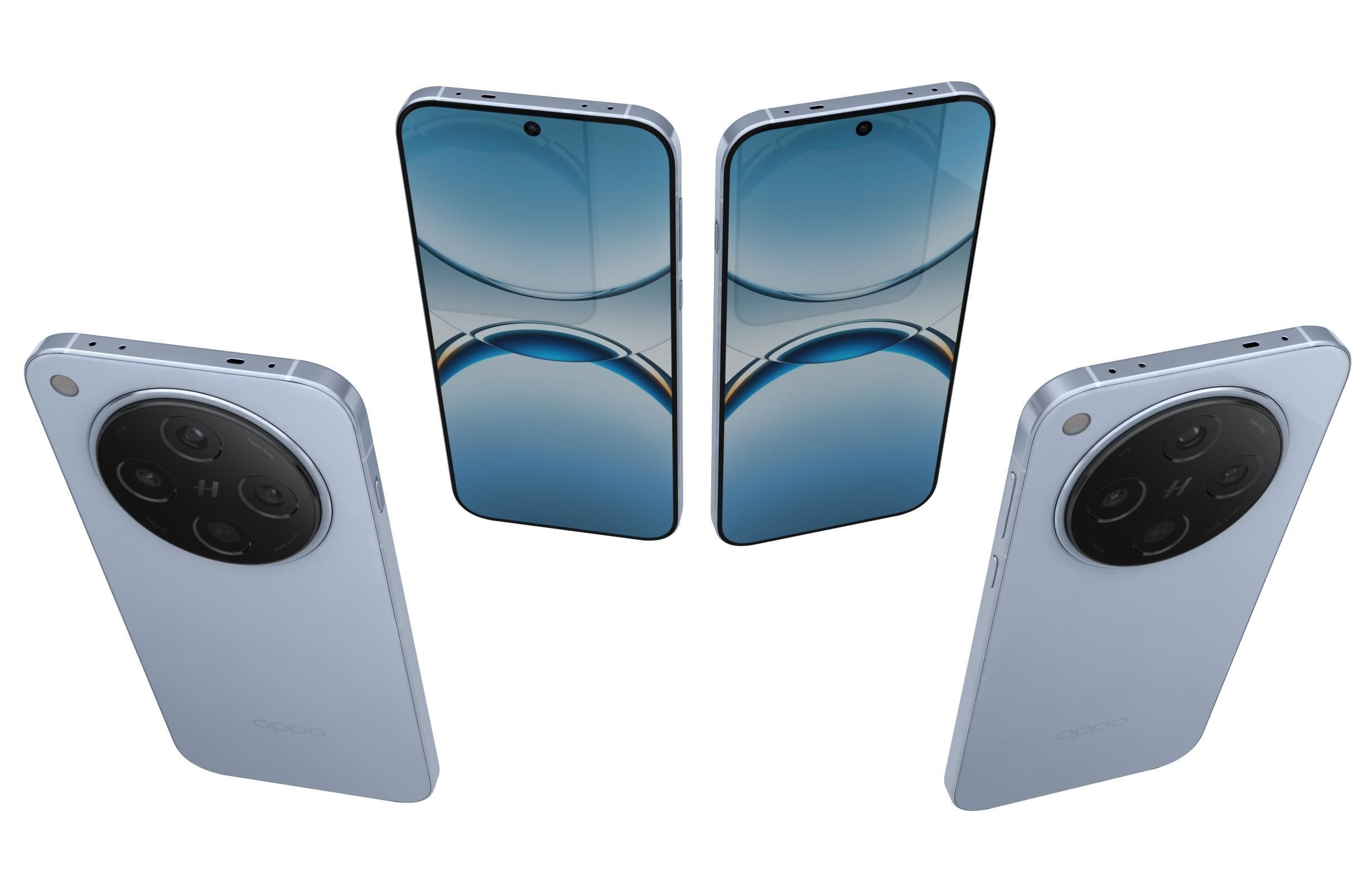 Oppo Find X8 All Colors 3D model_15