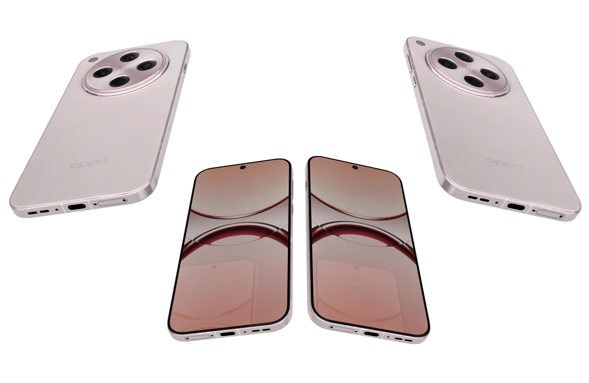 Oppo Find X8 All Colors 3D model_6