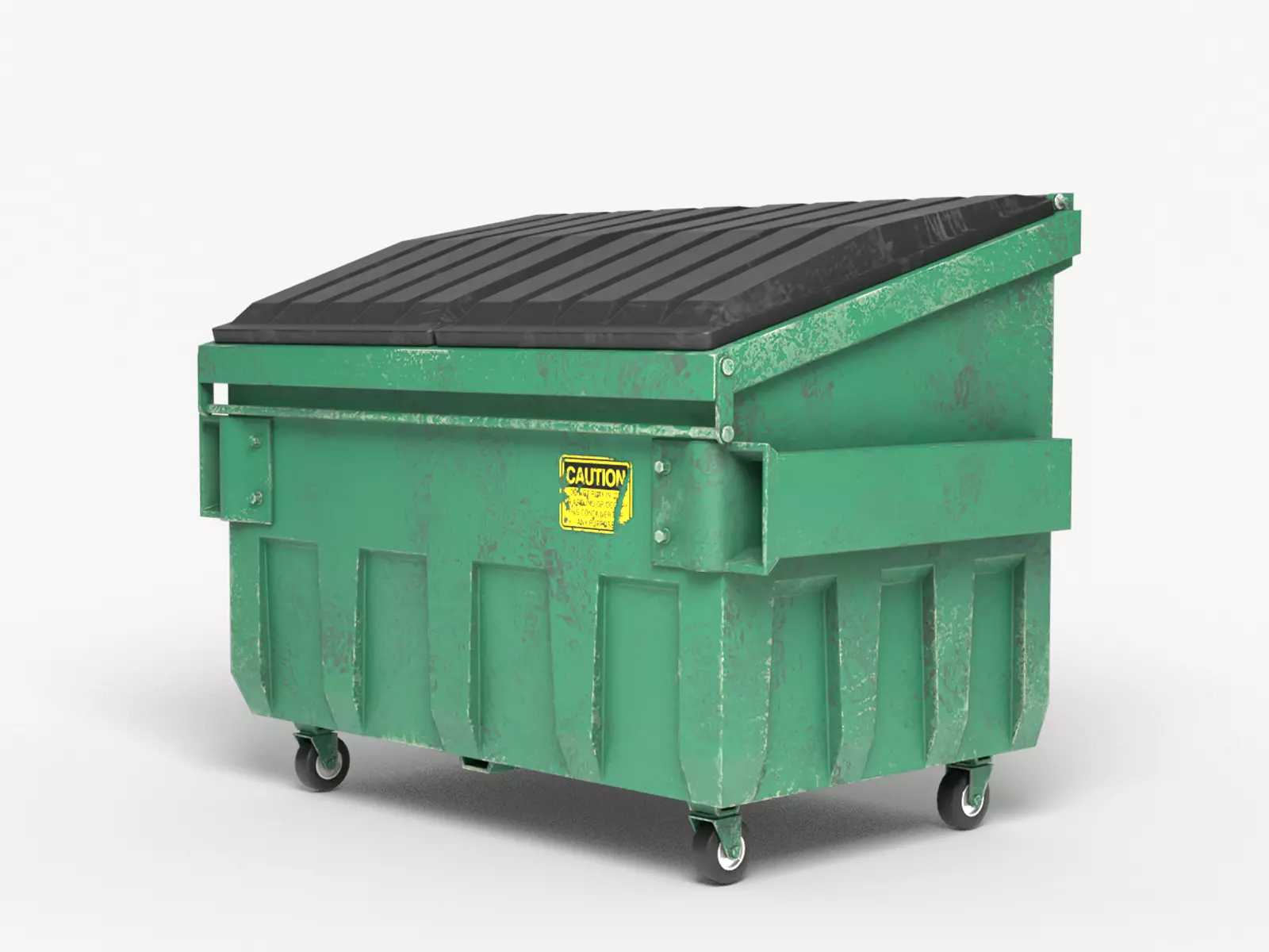 Dumpster 3D model_0