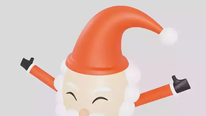 Cartoon Santa Claus christmas