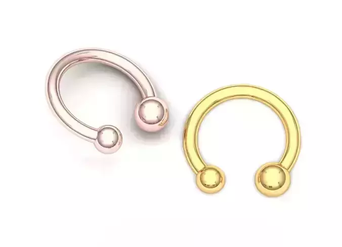 Navel or nose piercing Free 3D print model