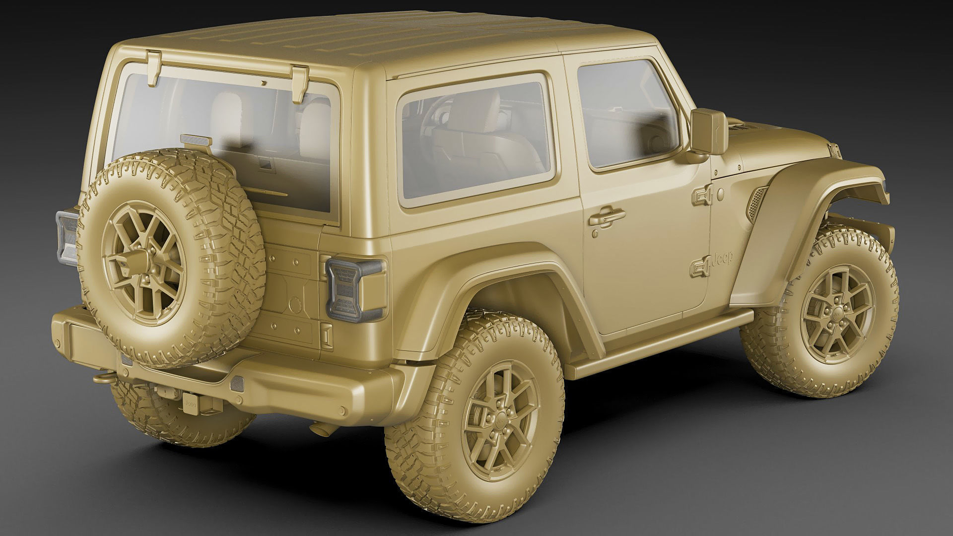 Jeep Wrangler 2 door 2024 3D model_29
