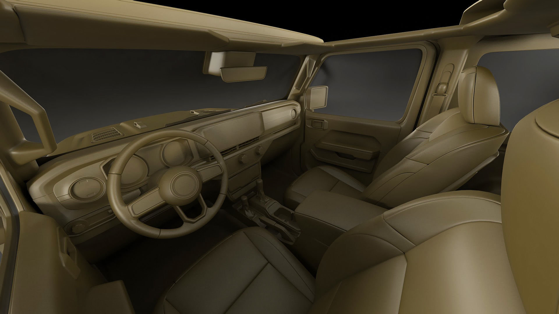 Jeep Wrangler 2 door 2024 3D model_32
