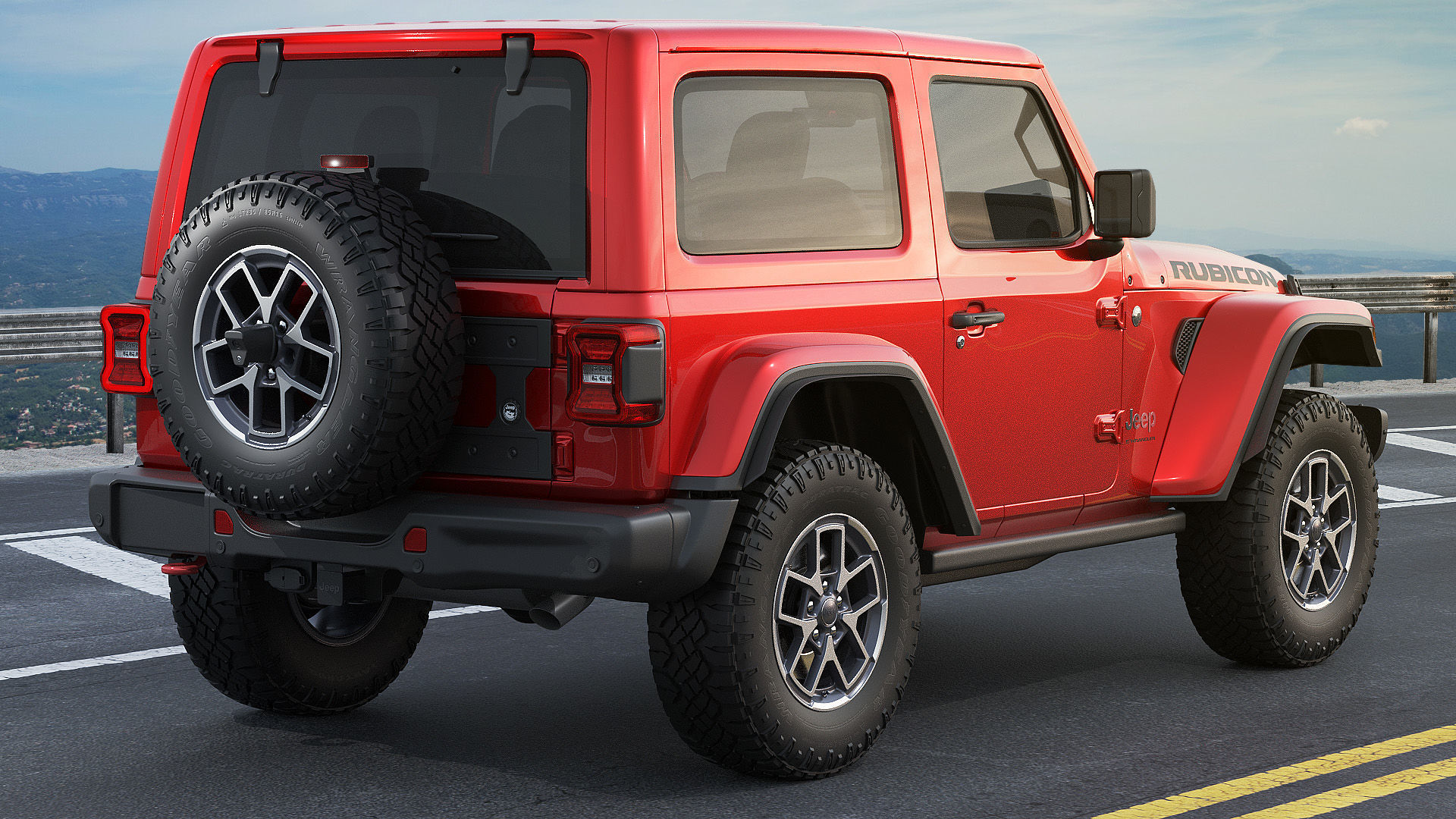 Jeep Wrangler 2 door 2024 3D model_6