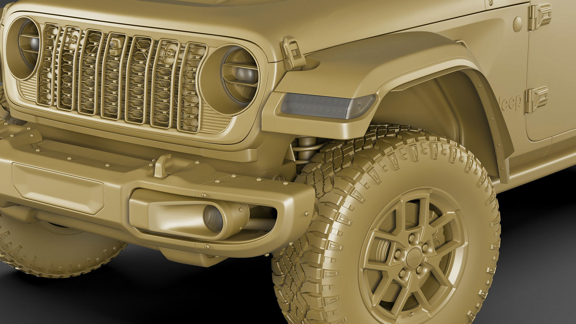 Jeep Wrangler 2 door 2024 3D model_30