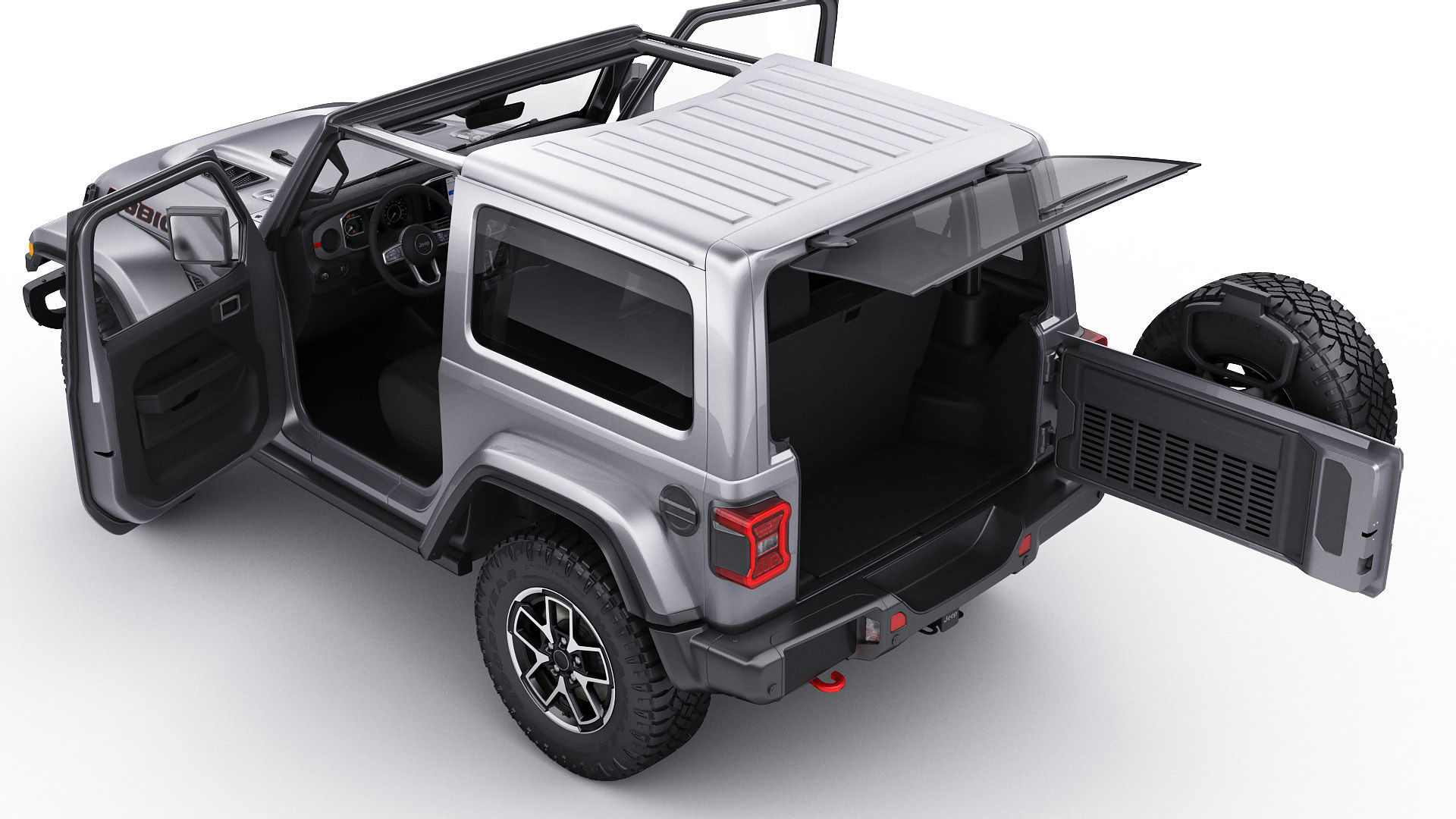 Jeep Wrangler 2 door 2024 3D model_24