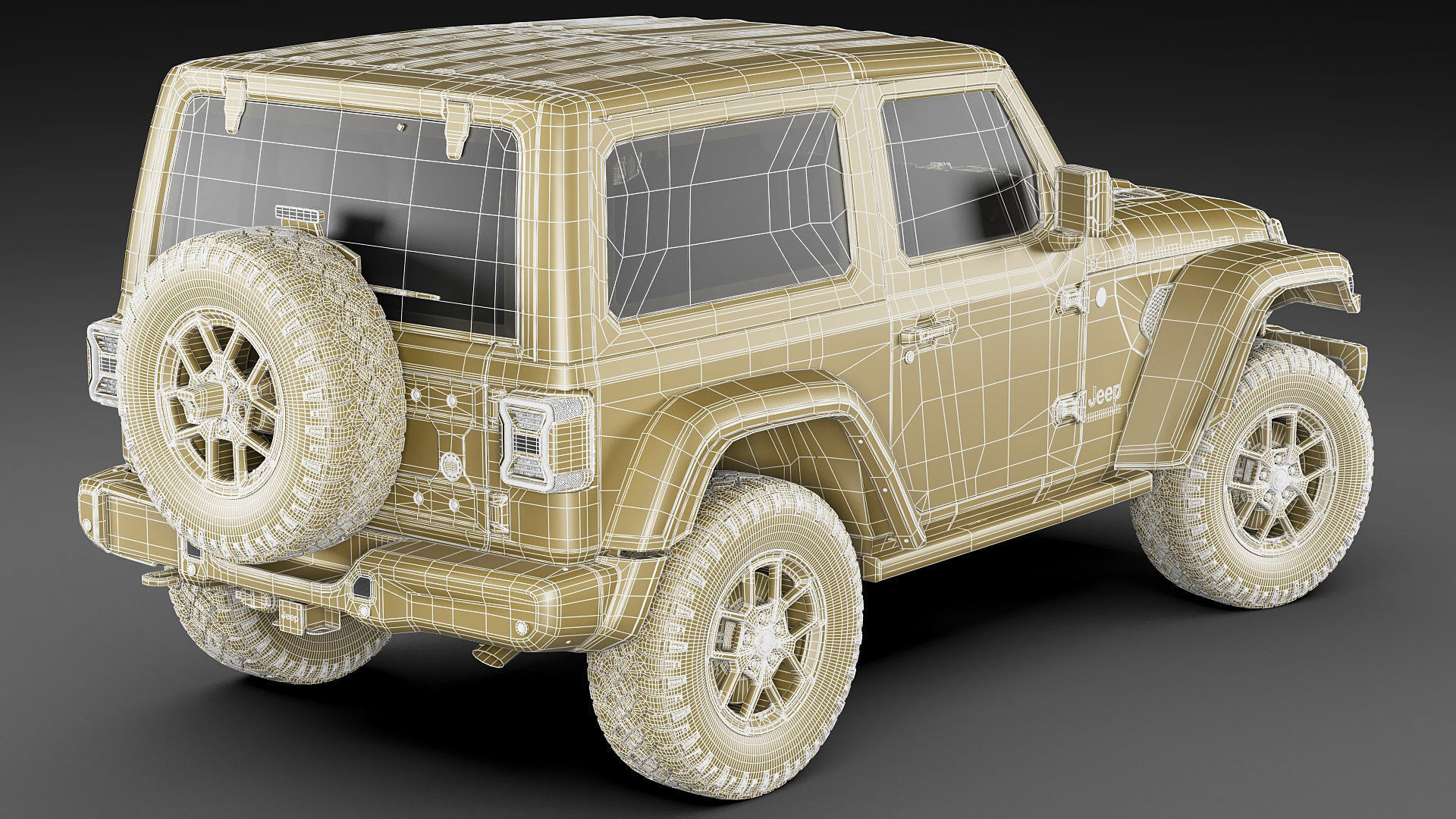 Jeep Wrangler 2 door 2024 3D model_36
