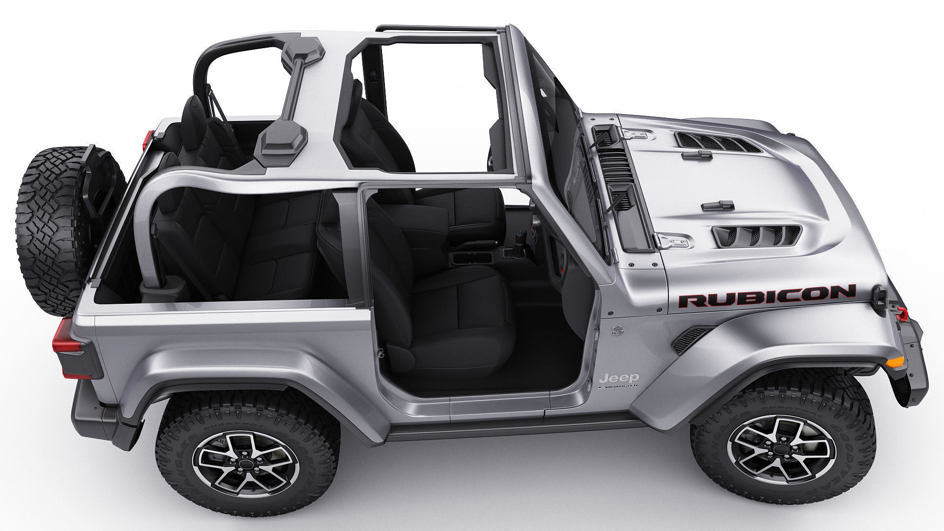 Jeep Wrangler 2 door 2024 3D model_23