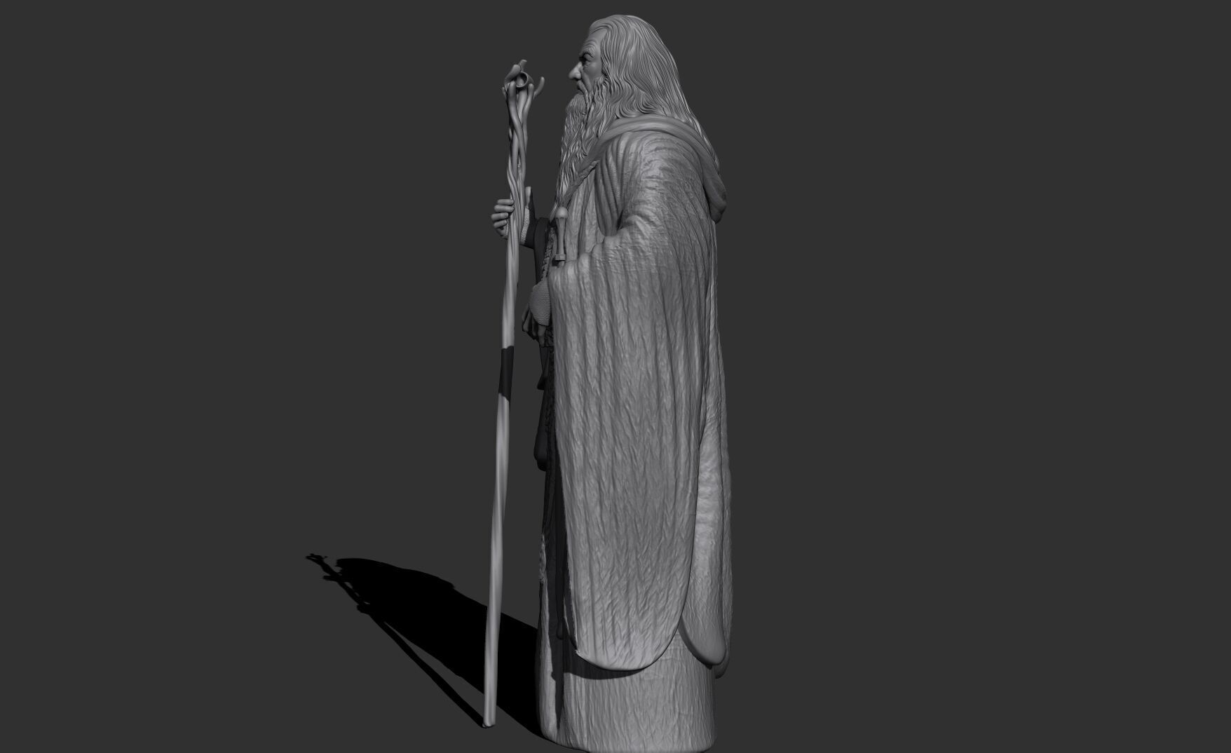 GANDALF THE GRAY 3D print model_3