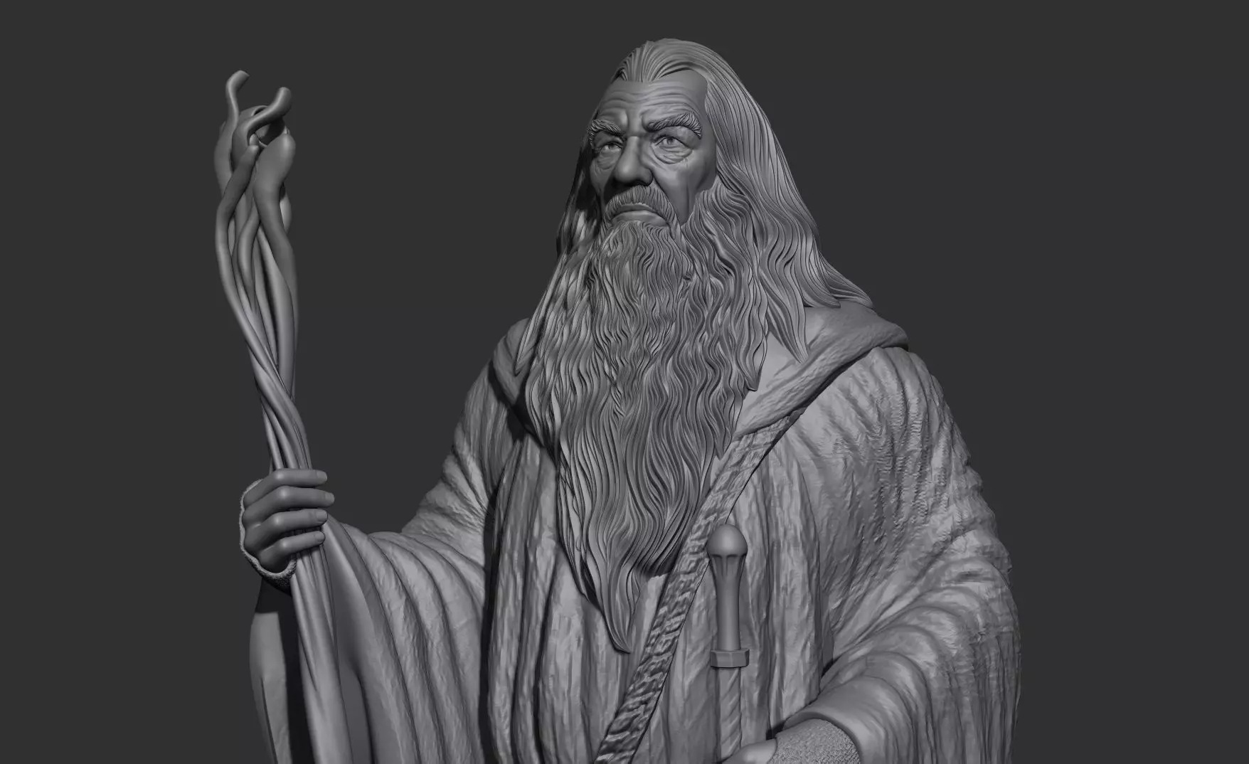 GANDALF THE GRAY 3D print model_0
