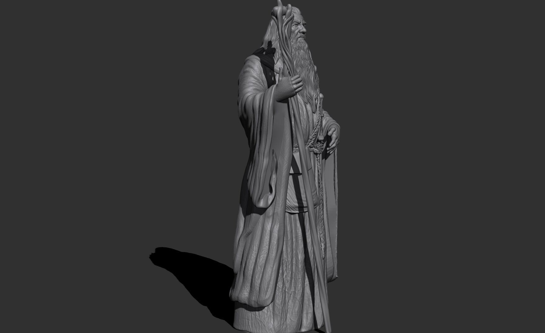 GANDALF THE GRAY 3D print model_4