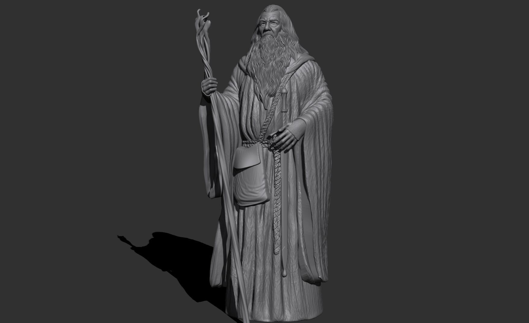 GANDALF THE GRAY 3D print model_2