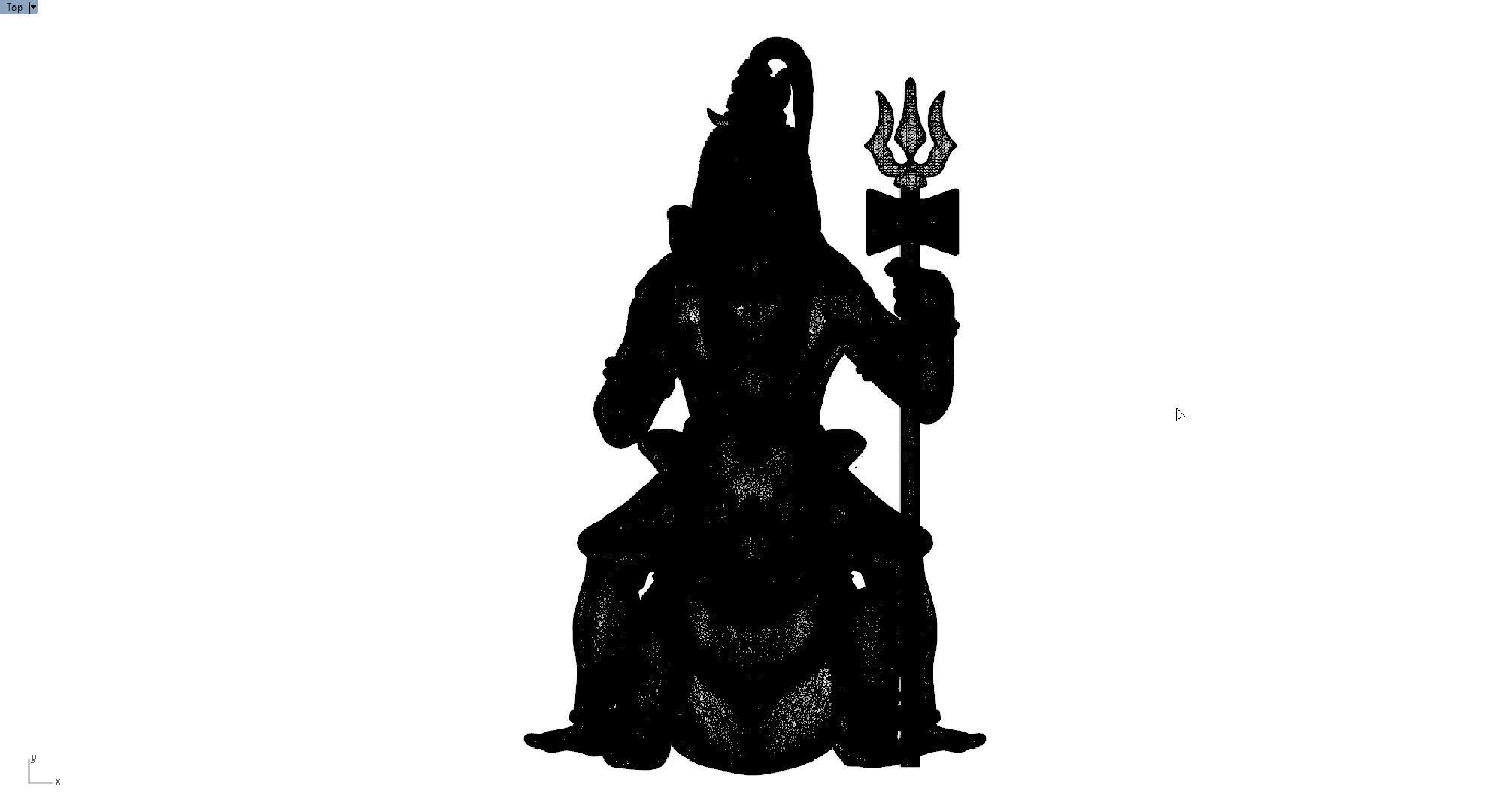 LORD SIVA WITH NANDI 3D print model_10