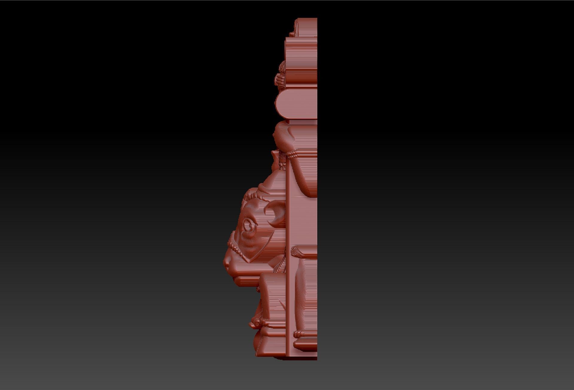 LORD SIVA WITH NANDI 3D print model_5