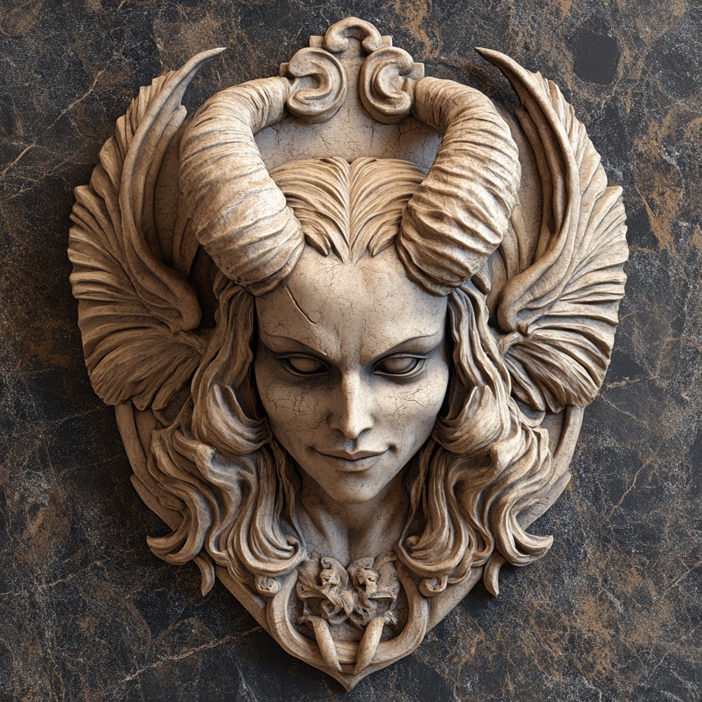 Devils mal and female version 3D print model_1