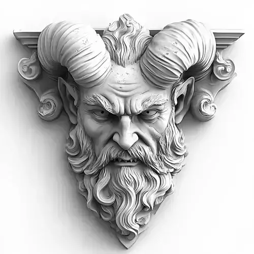 Devils mal and female version 3D print model