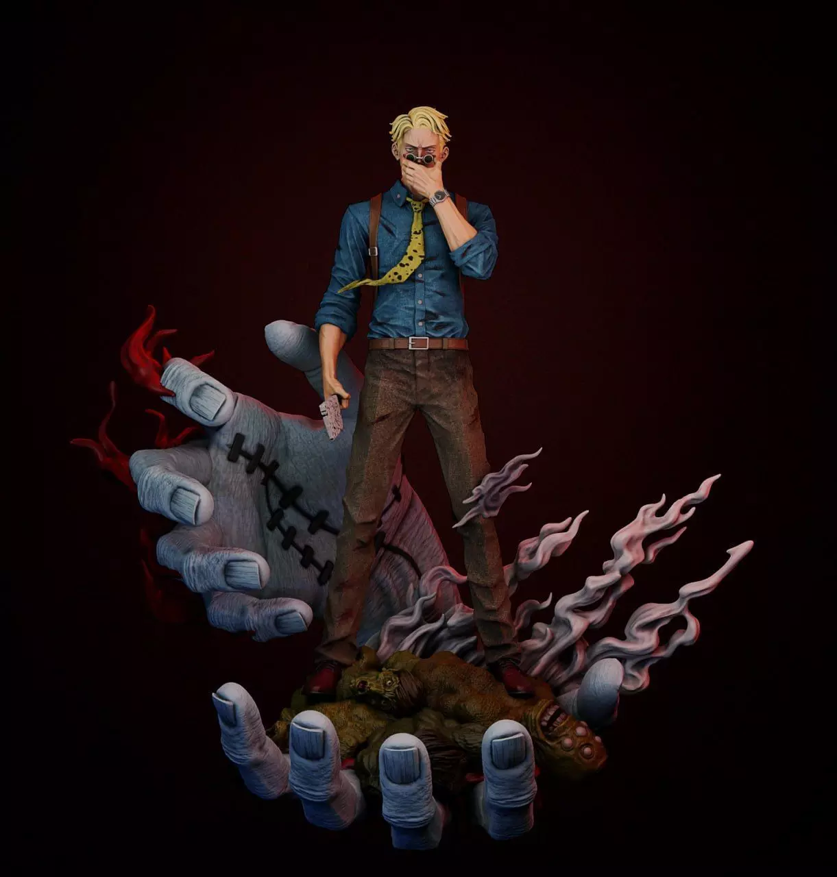 Nanami - Jujutsu 3d Print - With all 3 versions included 3D print model