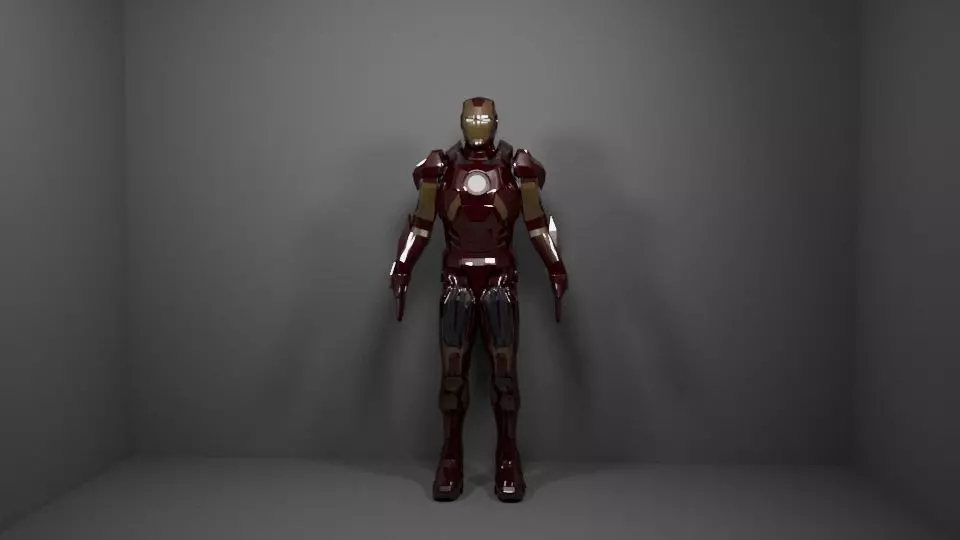 Iron Man 3D Model 3D model_0