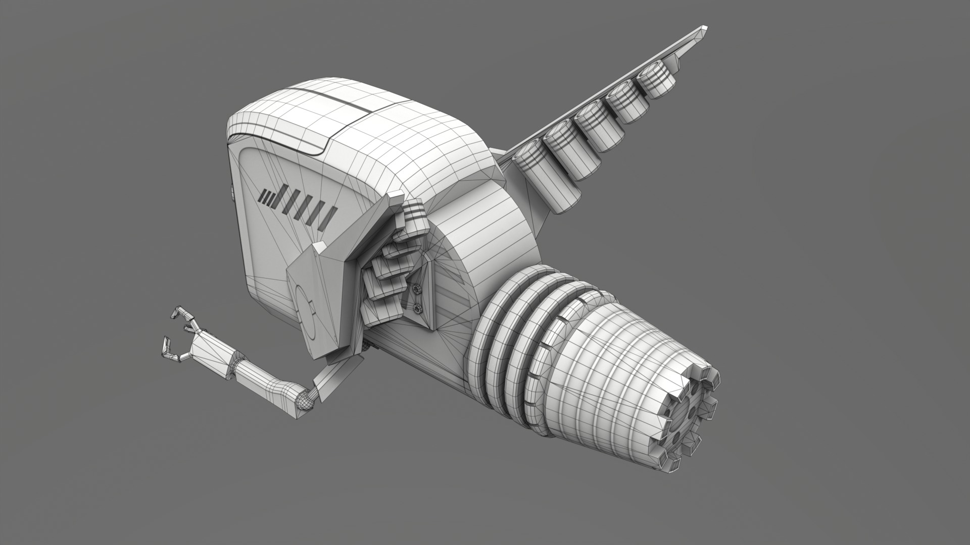 Drone Ranger Low-poly 3D model_15