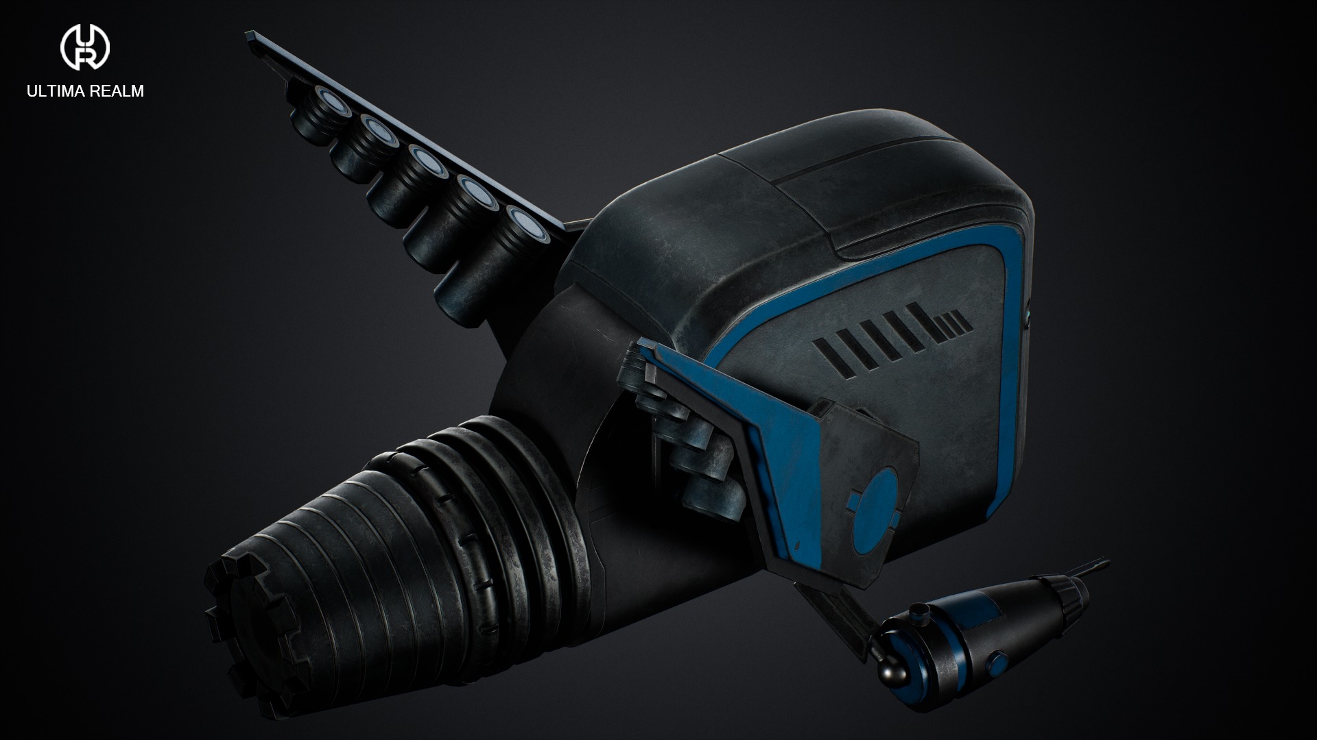 Drone Ranger Low-poly 3D model_5