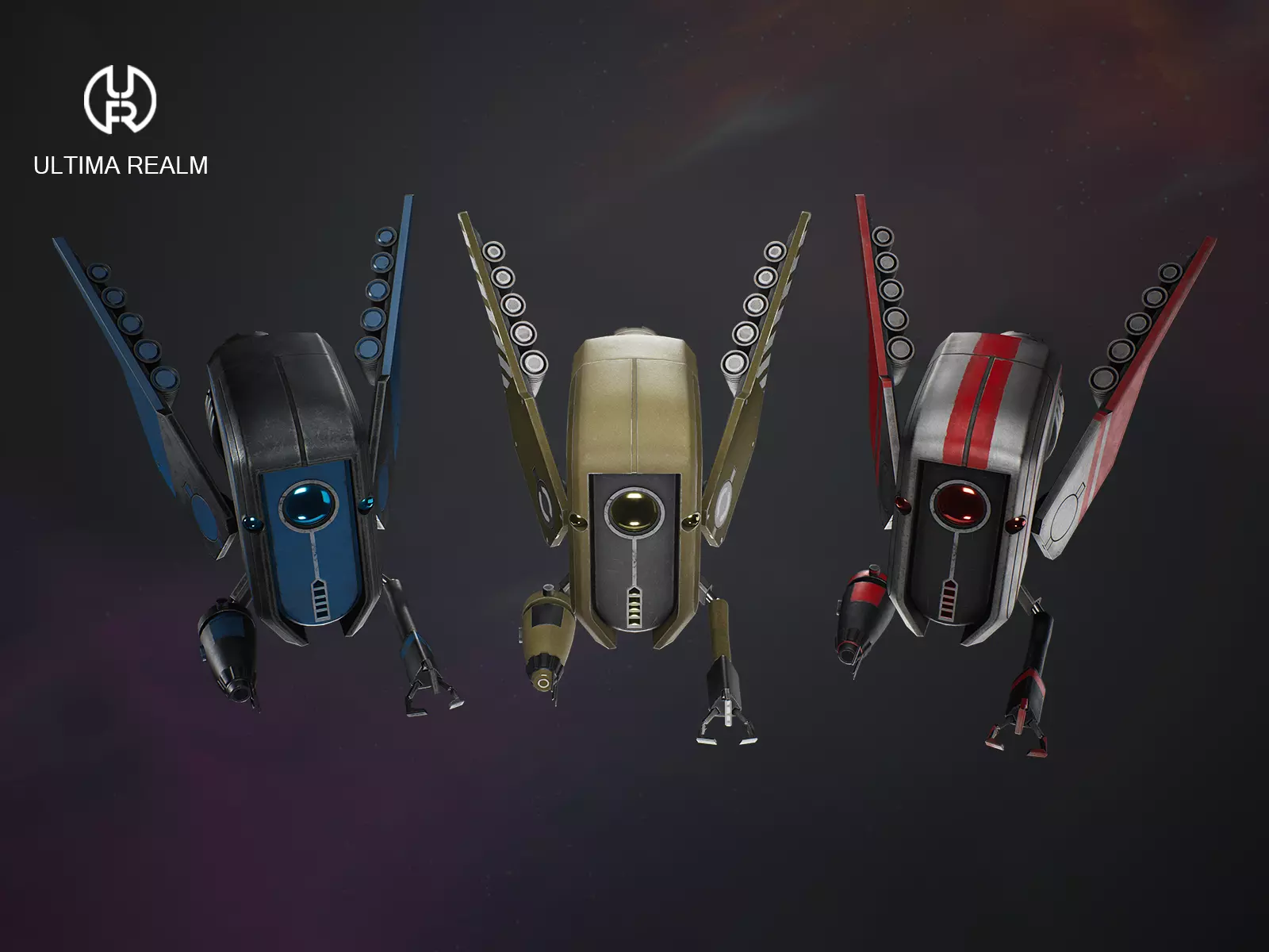 Drone Ranger Low-poly 3D model_0