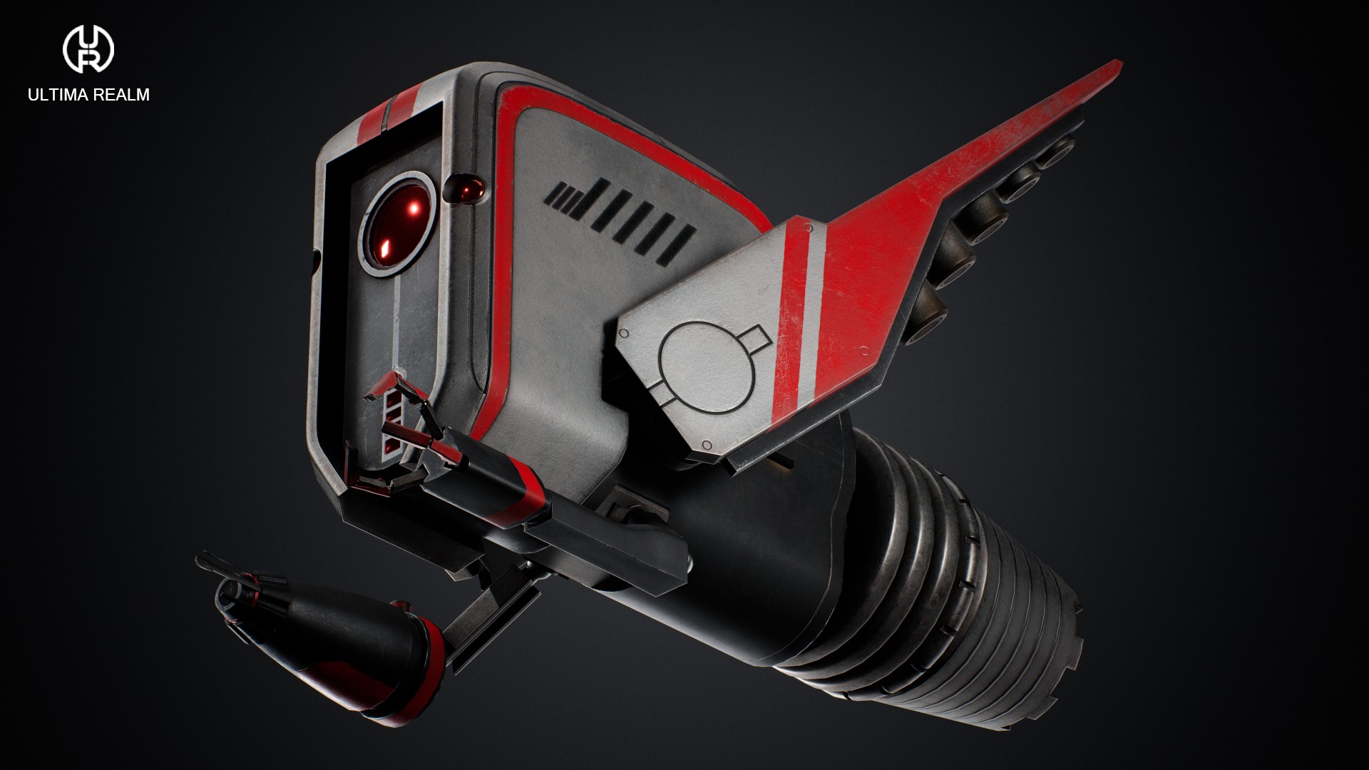 Drone Ranger Low-poly 3D model_8