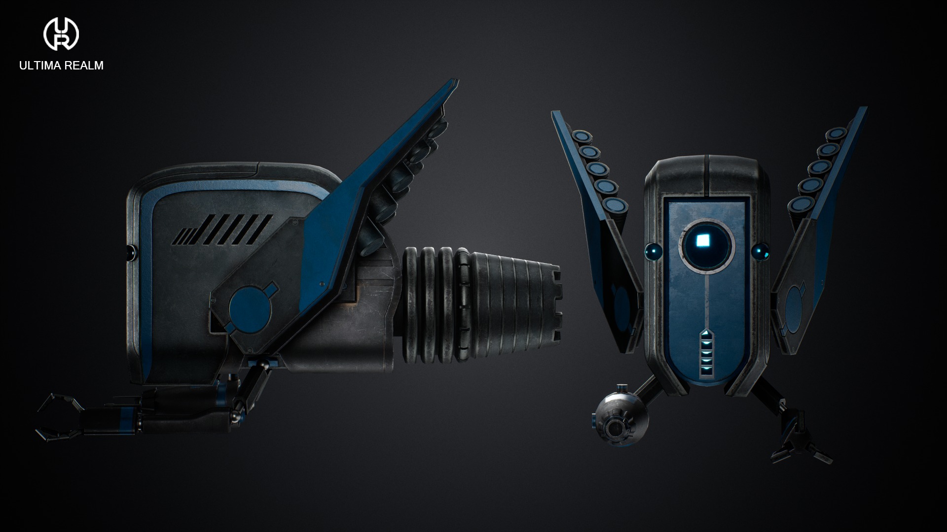 Drone Ranger Low-poly 3D model_4