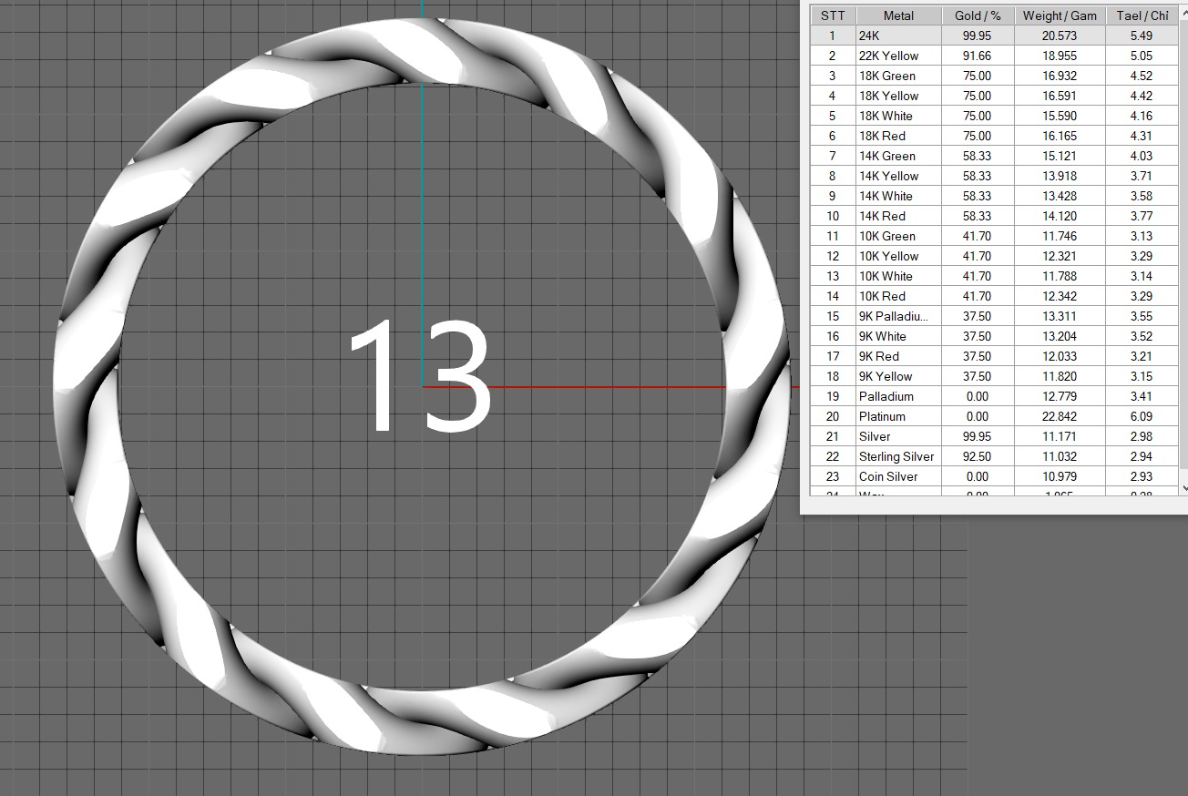 Cuban Chain Ring Wide 8mm 3D print model_19