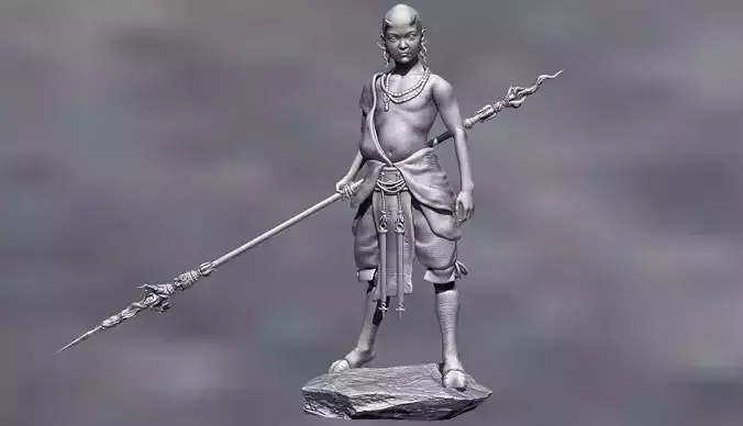 RED BOY-BLACK MYTH WUKONG STL 3D PRINT