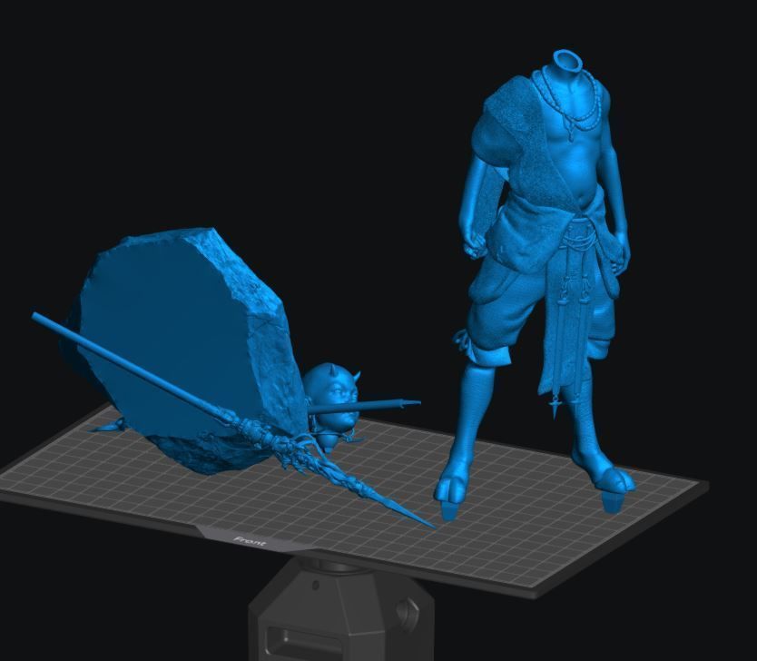 RED BOY-BLACK MYTH WUKONG STL 3D PRINT 3D print model_13