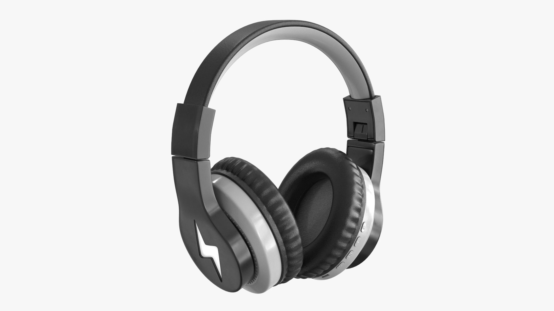 Headphones 4 colors 2 poses Low-poly 3D model_5